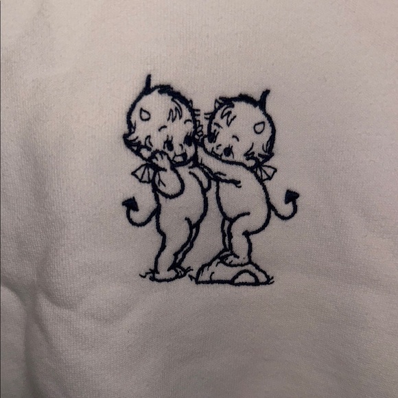 John Galt Angel Devil Crew Neck Sweatshirt - OS. B5 - Picture 7 of 9